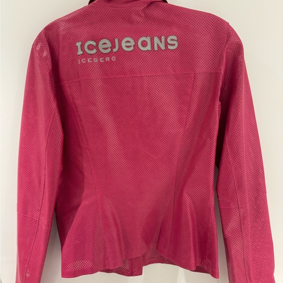 Iceberg perforated leather jacket - Picture 6 of 6